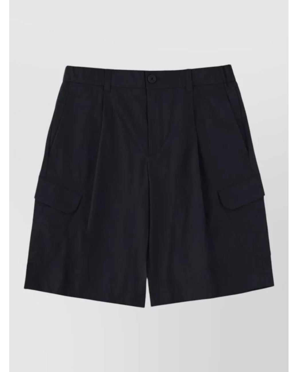 Herno Blue Regular-Fit Cargo Shorts for men