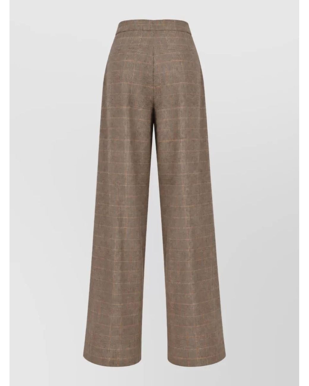 PT Torino Brown Tailored Trousers