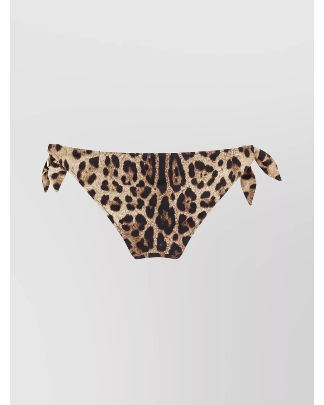 Dolce & Gabbana Multicolor Animal-Print Bikini Briefs