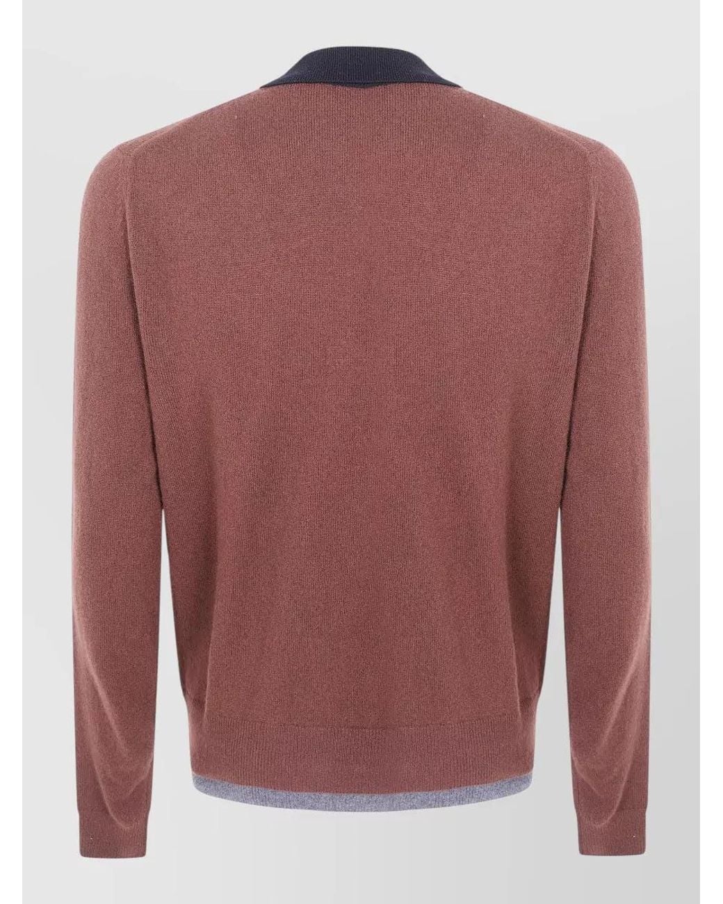Marni Red Cashmere Polo Sweater for men
