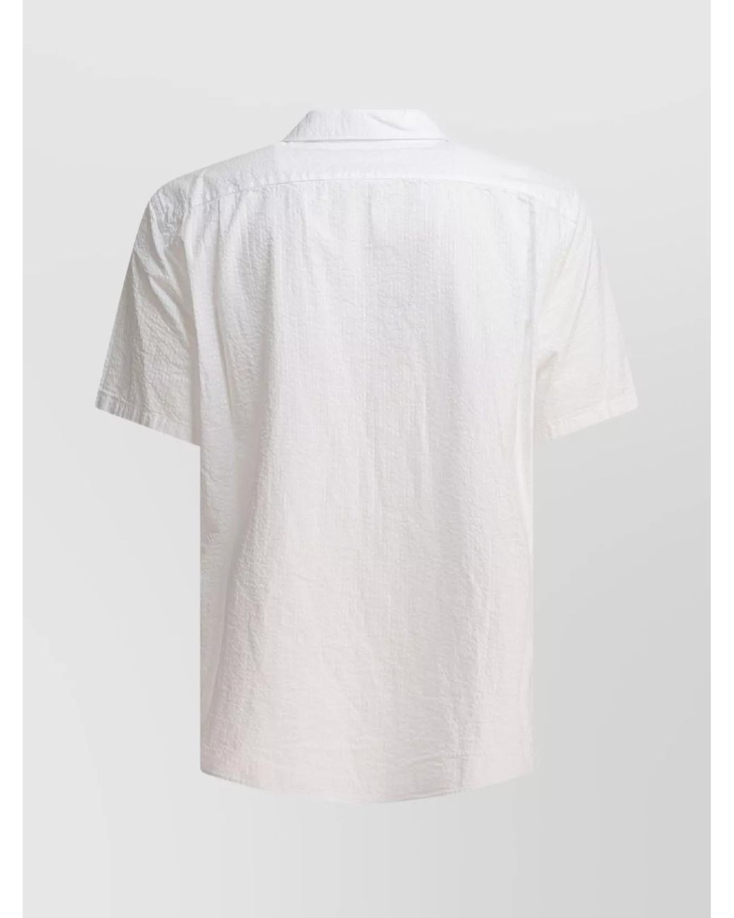 Vince White Seersucker Shirt for men