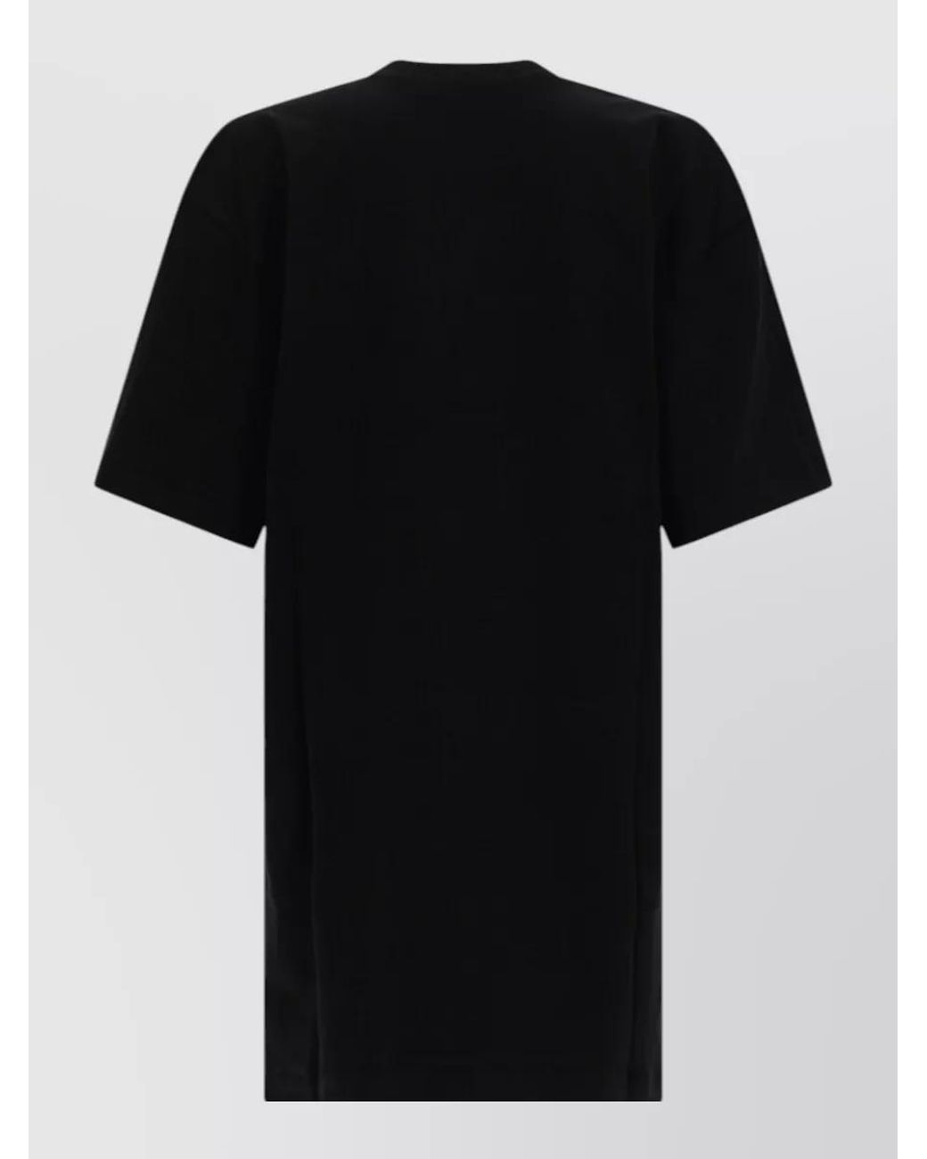 MSGM Black Logo-Print T-Shirt