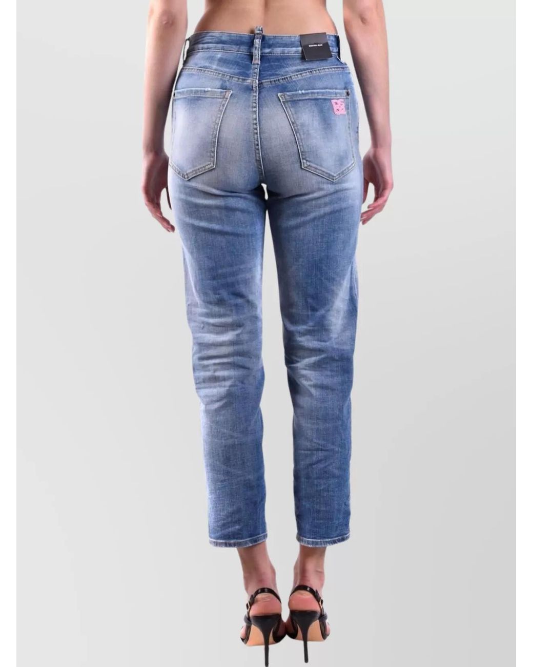 DSquared² Blue Denim Cropped Jeans