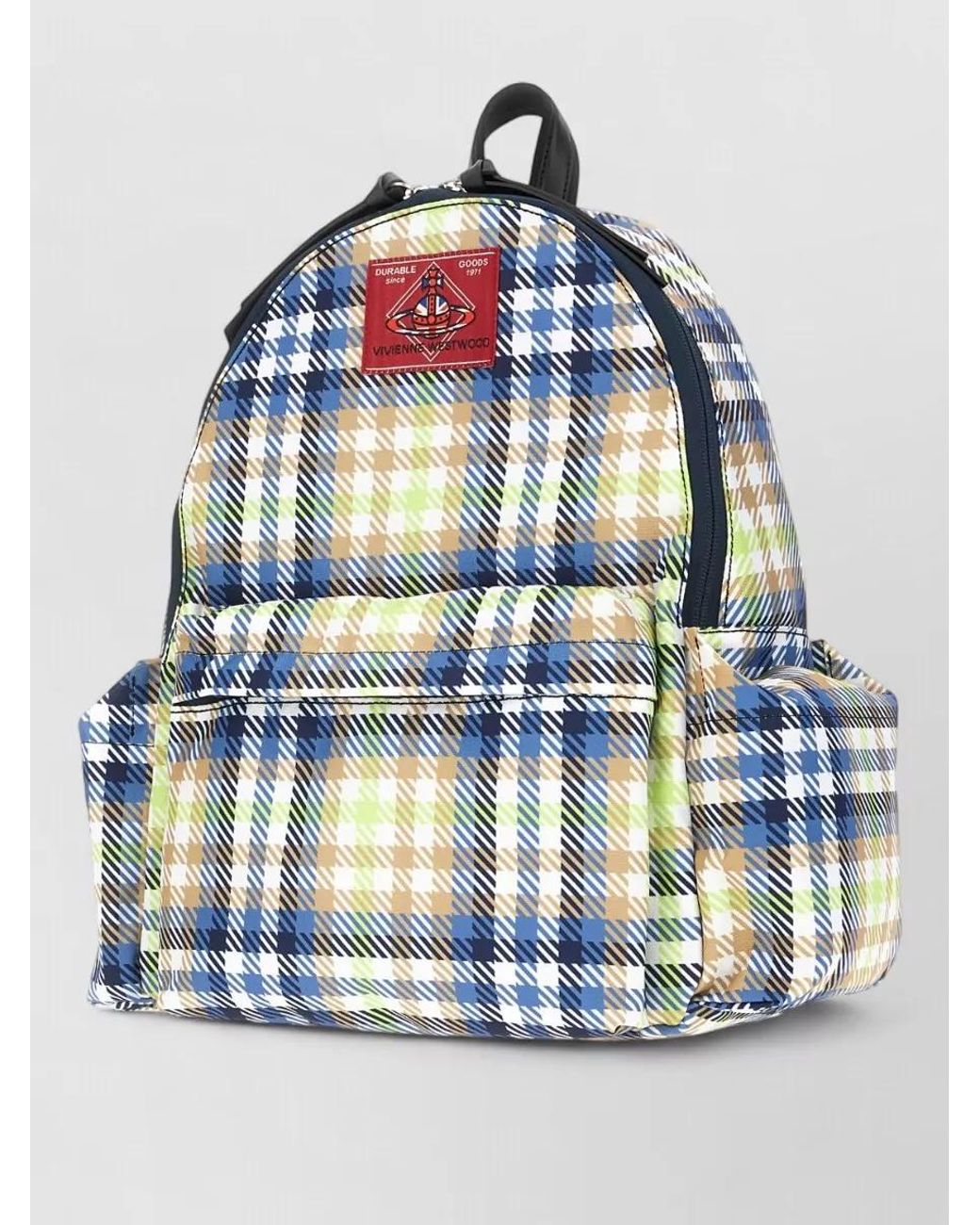 Vivienne Westwood Blue Medium Printed Backpack