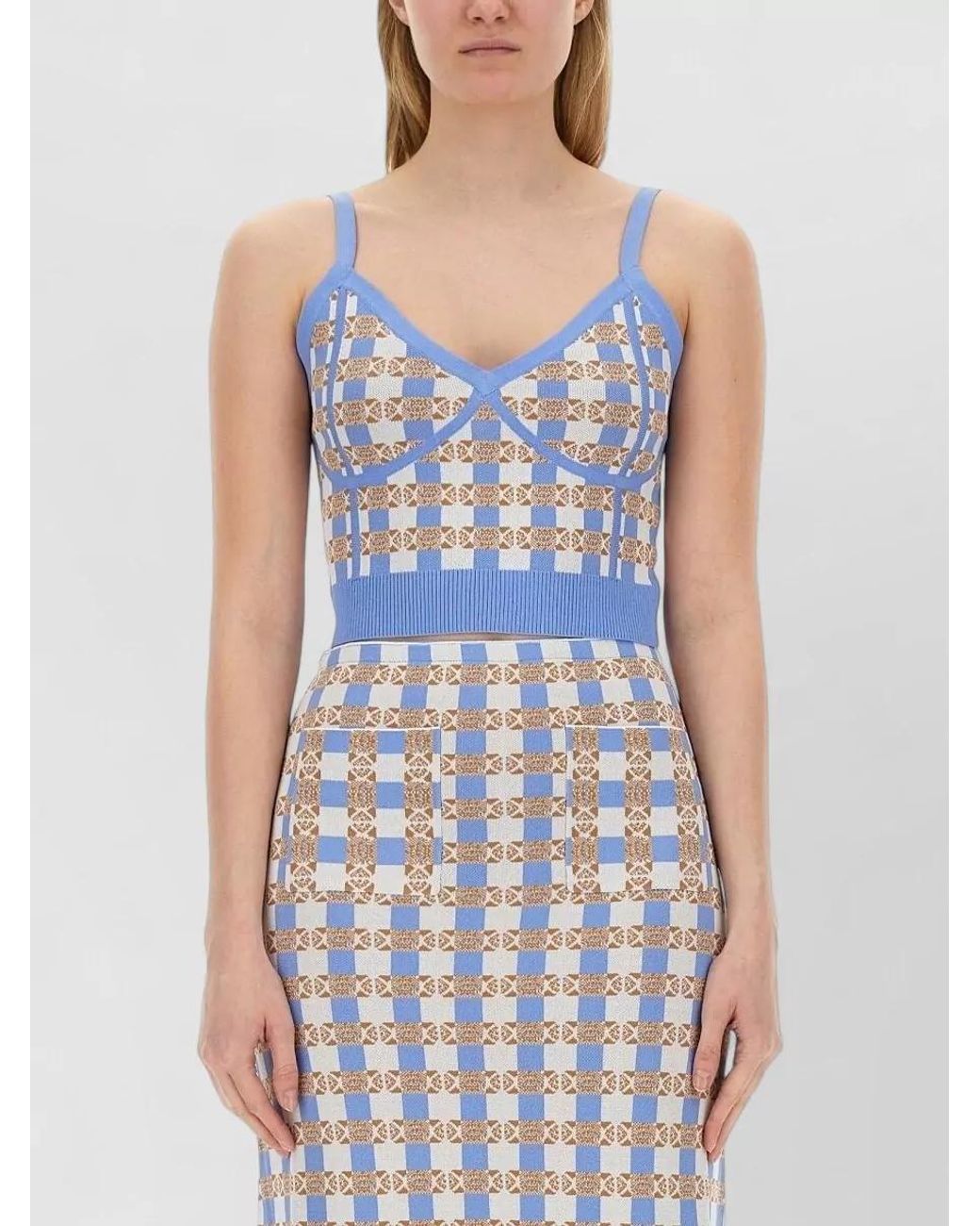 Baum und Pferdgarten Blue Viscose Midi Dress