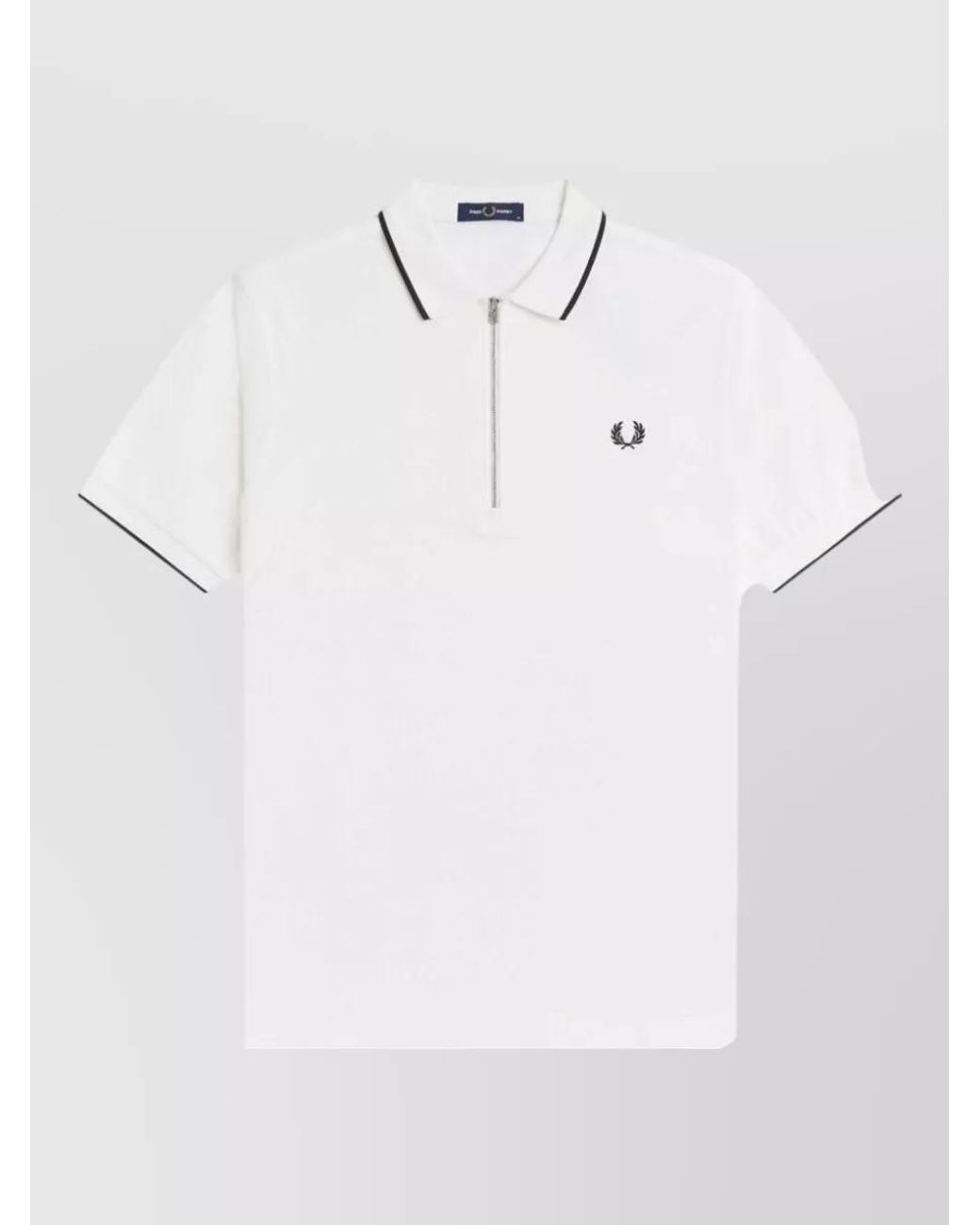 Fred Perry White Piqué Polo Shirt for men
