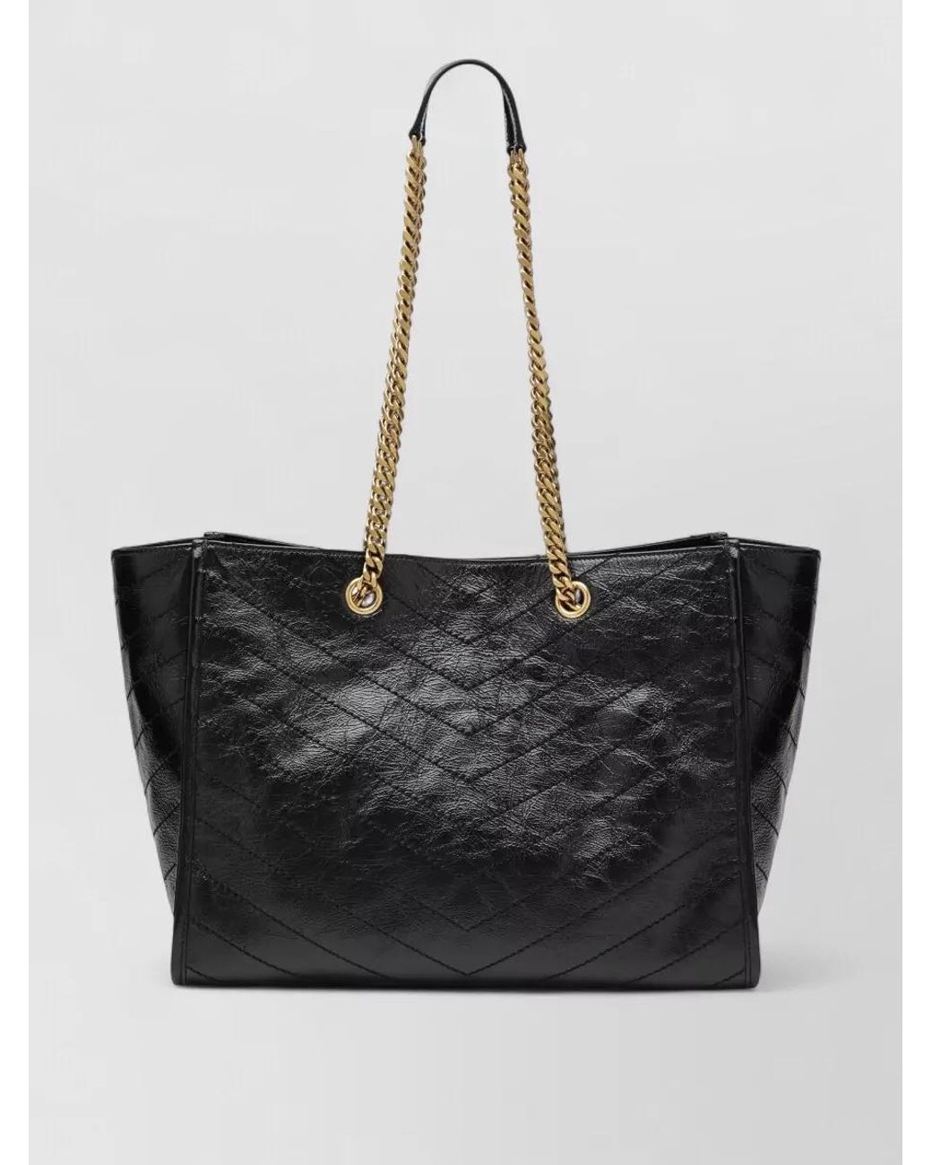 Saint Laurent Black Niki Leather Tote Bag