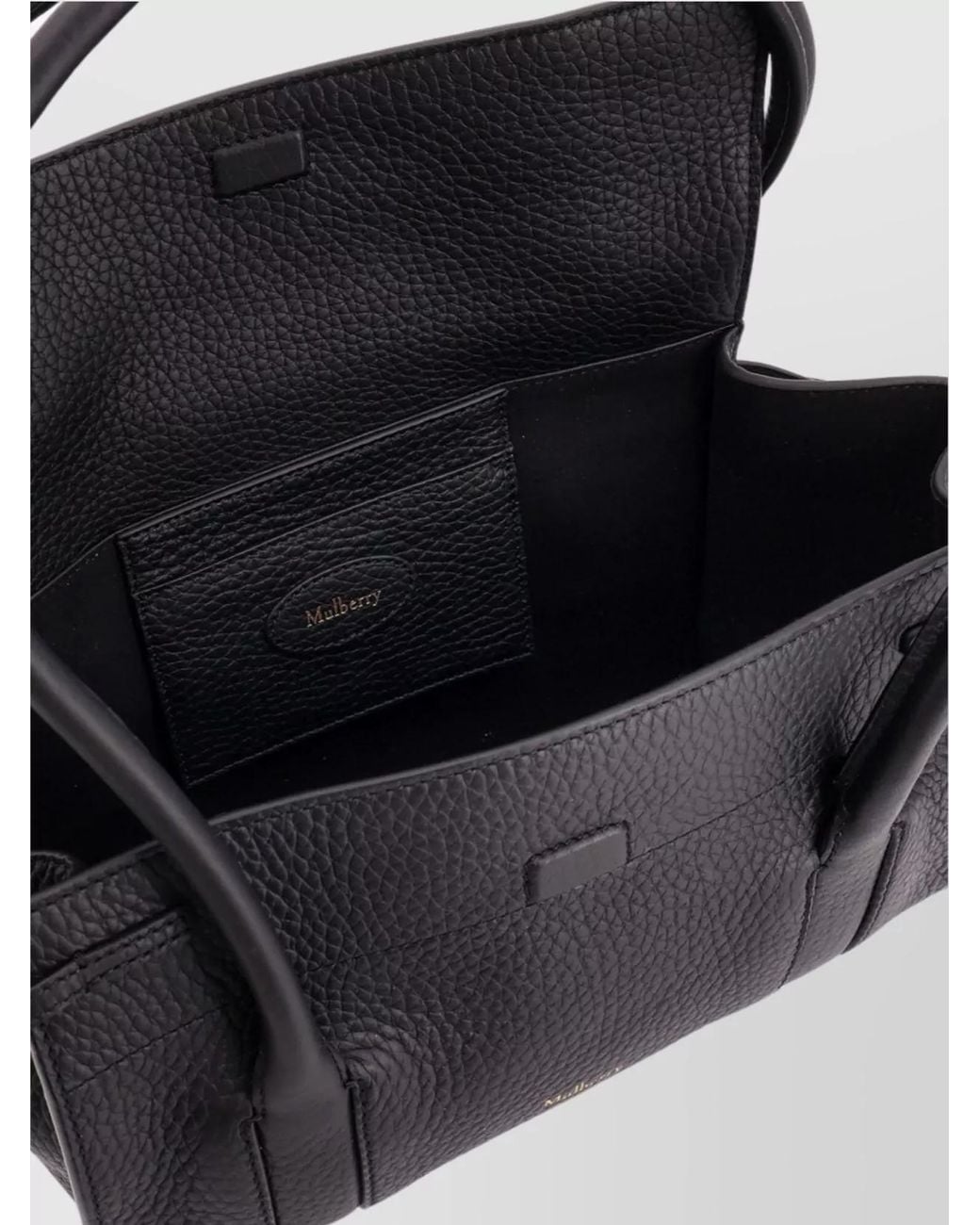 Mulberry Black Mini Bayswater Leather Shoulder Bag