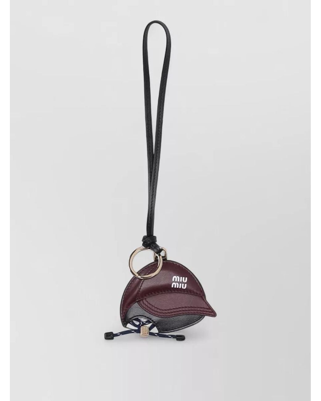 Miu Miu White Na Bag Charm