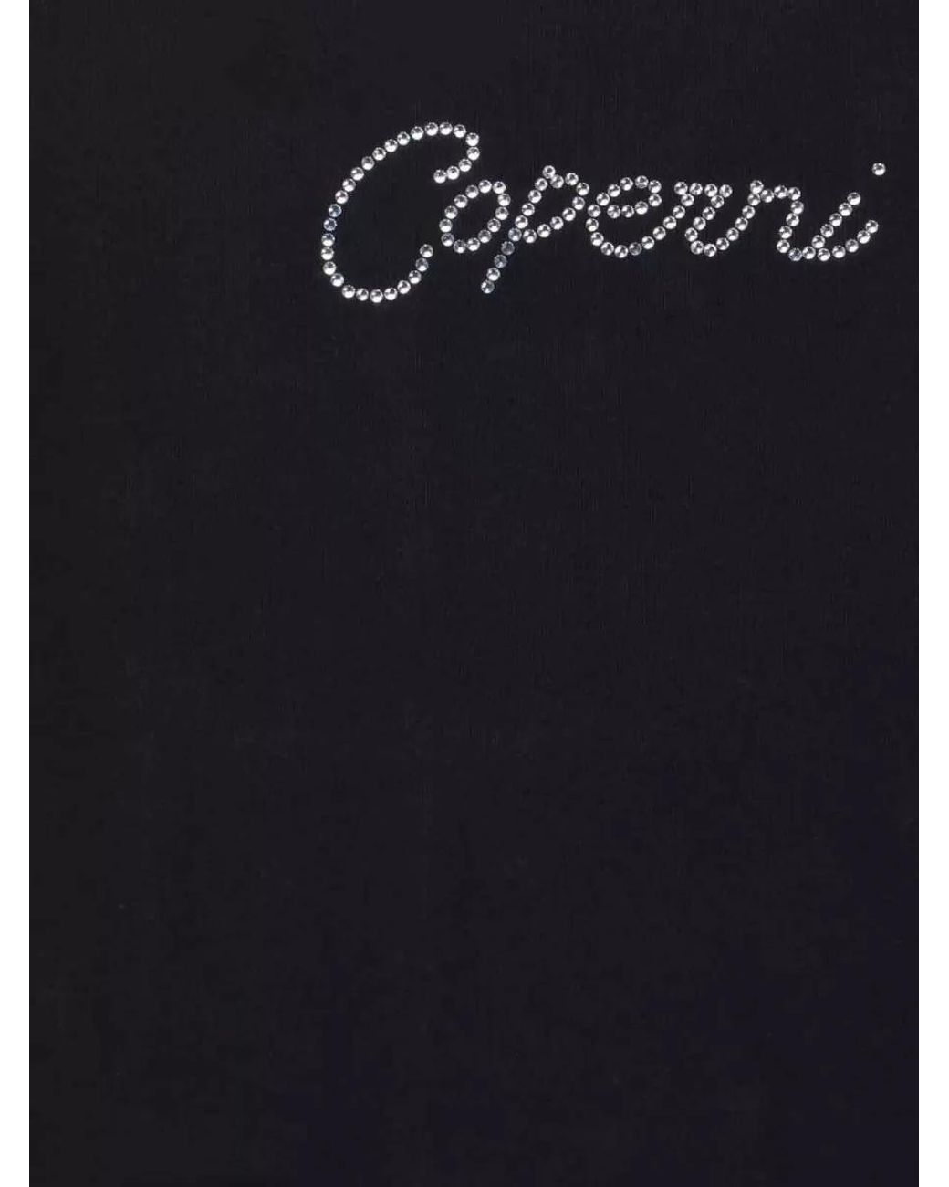 Coperni Black Cotton Short-Sleeve T-Shirt