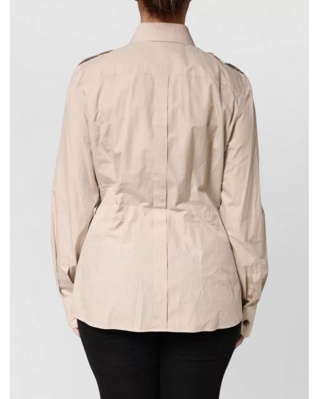 Dolce & Gabbana Natural Cotton Long Sleeve Shirt