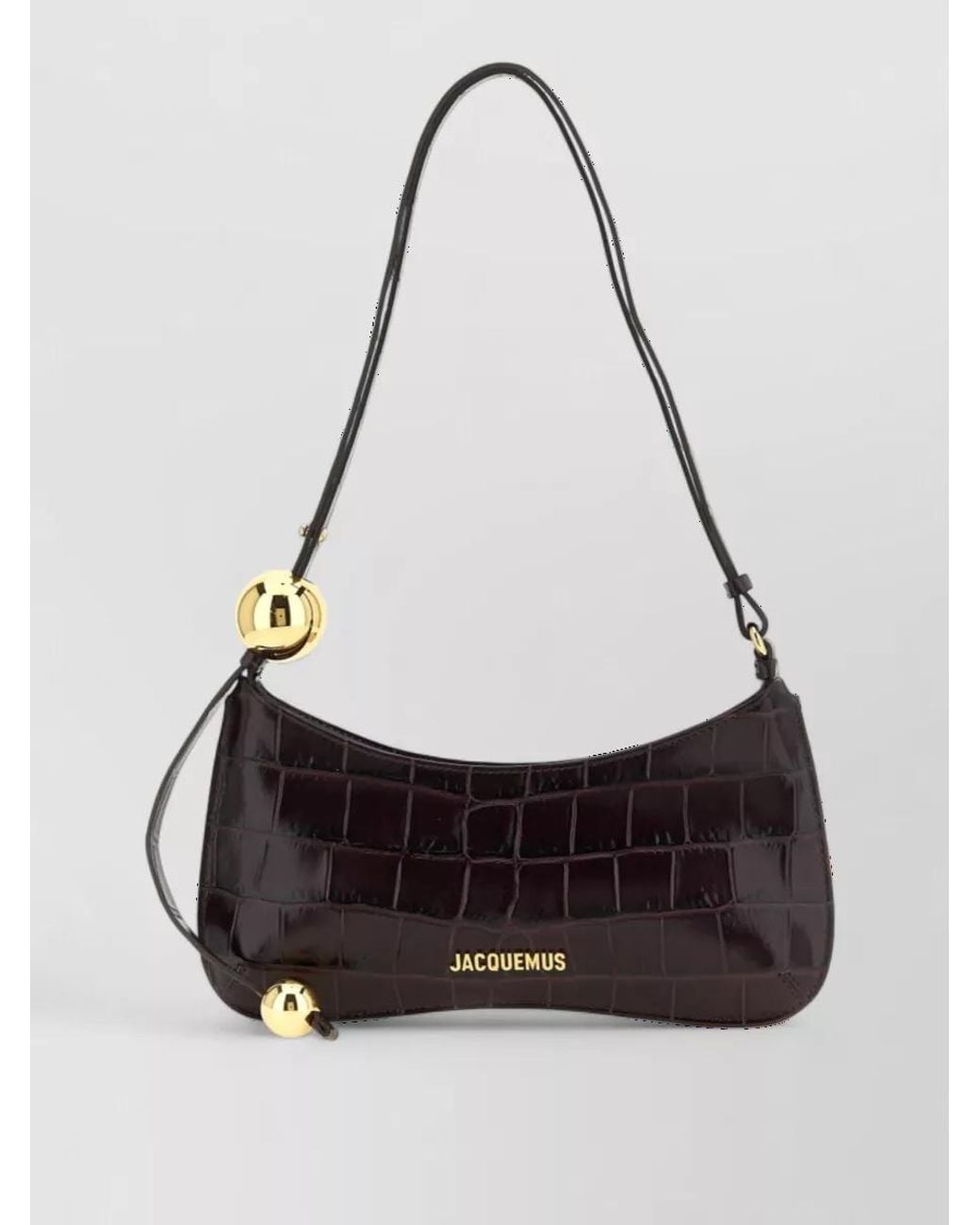 Jacquemus White Le Bisou Leather Clutch Bag