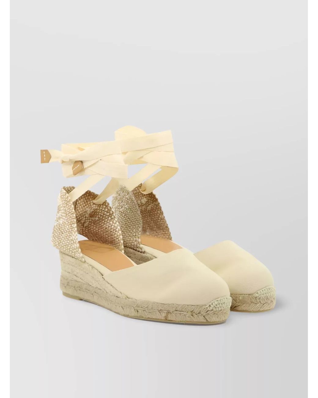 Castaner Natural Organic Cotton Wedge Espadrilles