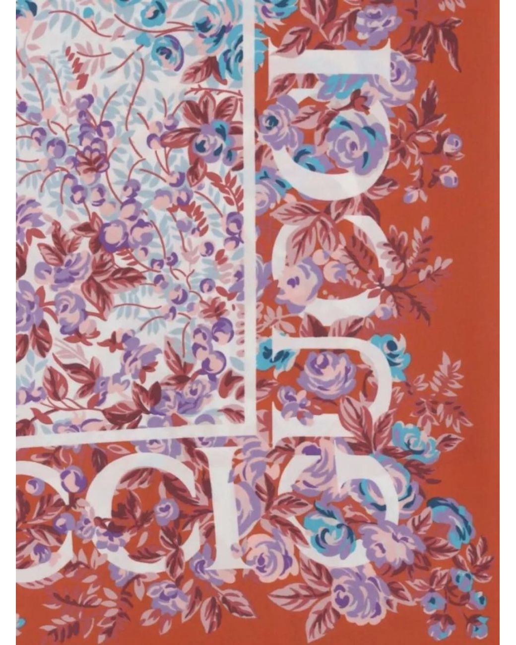 Gucci Red Printed Silk Foulard