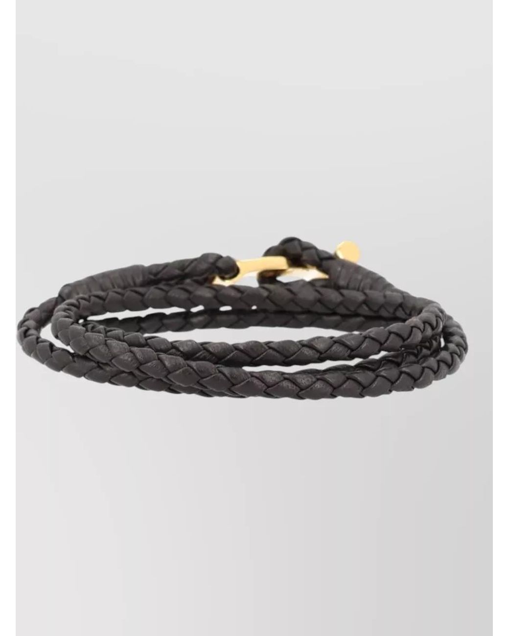Tom Ford Multicolor Braided Leather Bracelet for men