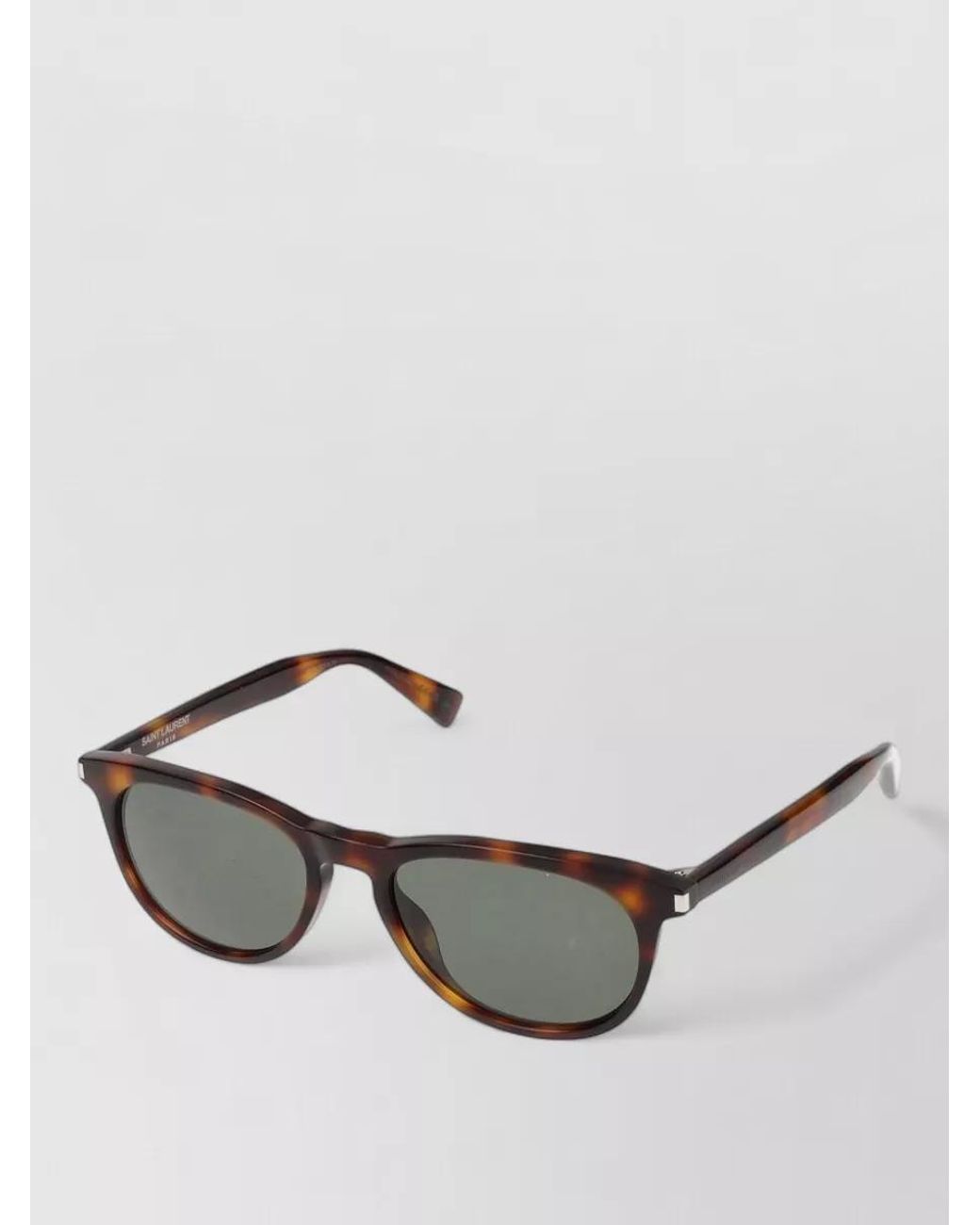 Saint Laurent Gray Acetate Sunglasses