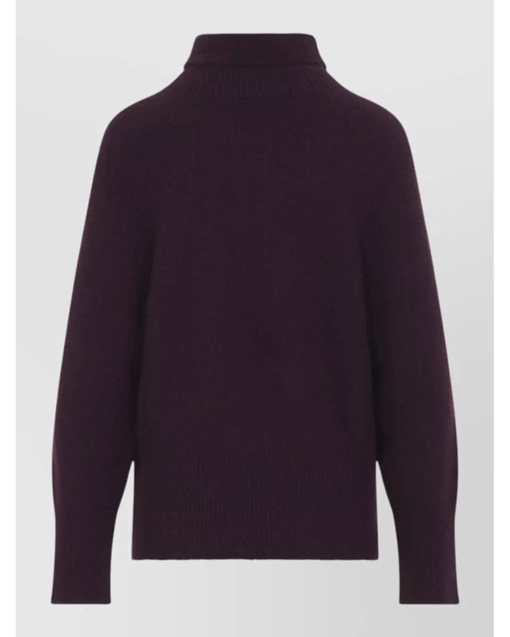 Giorgio Armani Blue Cashmere Relaxed-Fit Turtleneck Sweater