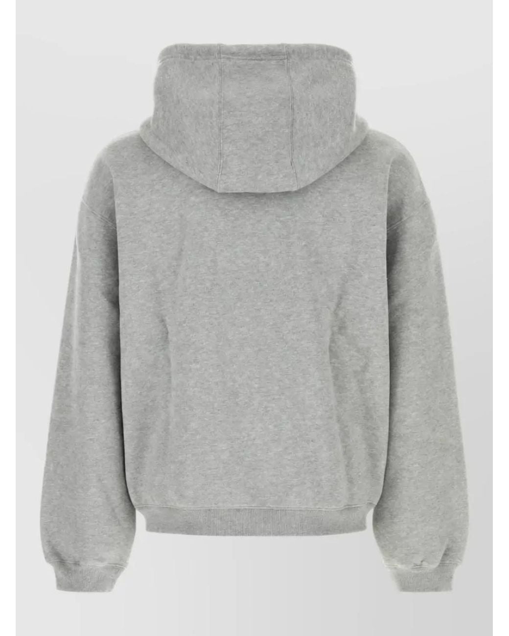 Carhartt Gray Cotton Blend Hooded Jacket for men