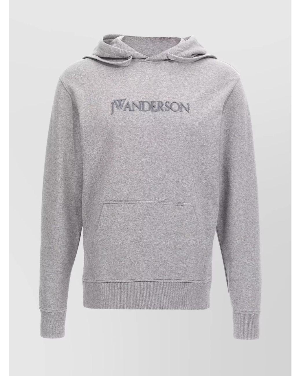 J.W. Anderson Gray Logo Embroidery Hoodie
