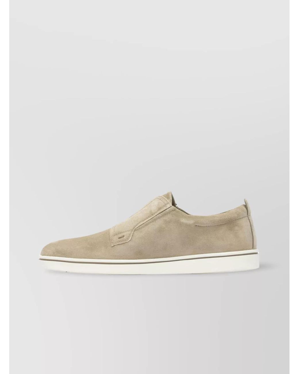 Ferragamo Natural Suede Leather Loafers for men