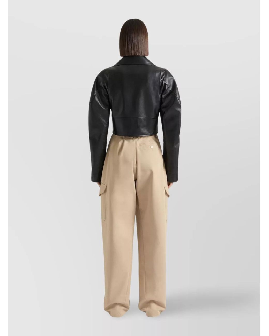 Givenchy Natural High-Rise Relaxed-Fit Cargo Pants