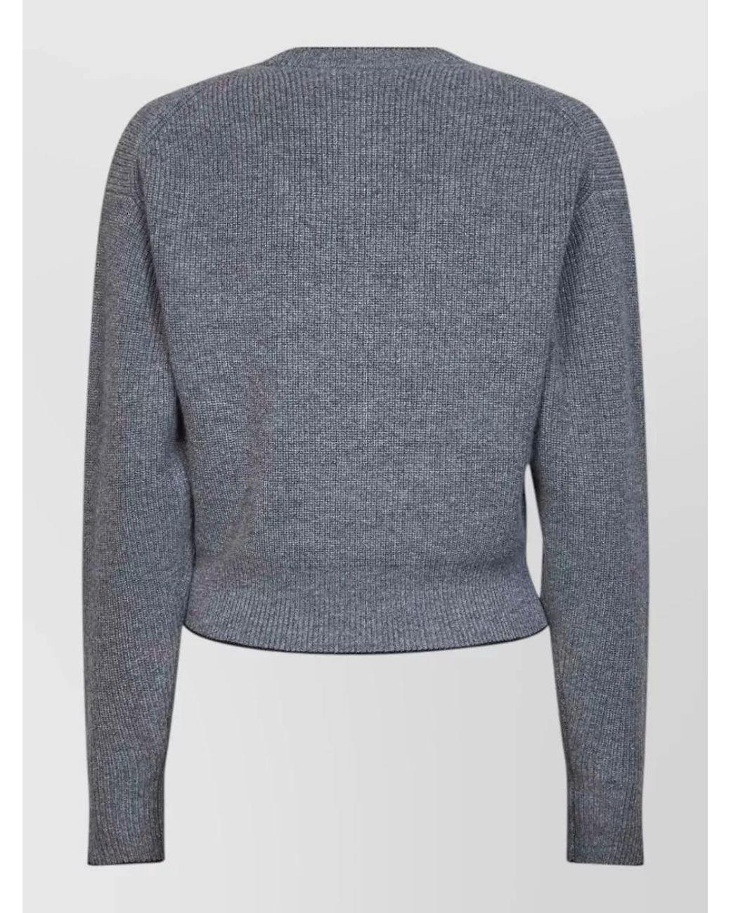 Chloé Blue Cashmere Crewneck Sweatshirt
