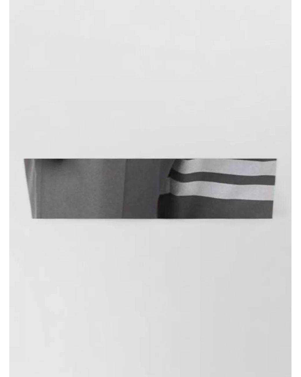 Thom Browne White Cotton Oxford Long-Sleeve Shirt for men