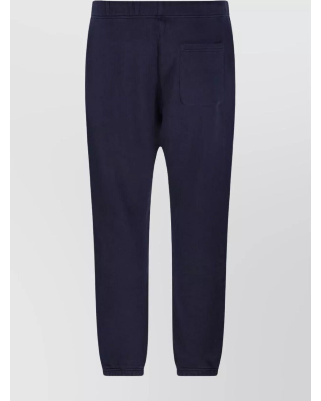 Autry Blue Cotton Straight-Leg Track Pants for men