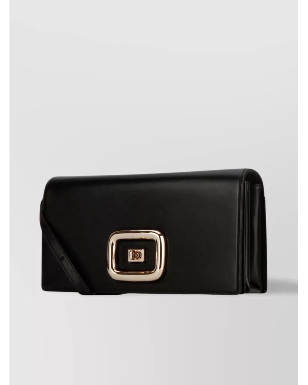 Roger Vivier Black Leather Shoulder Bag