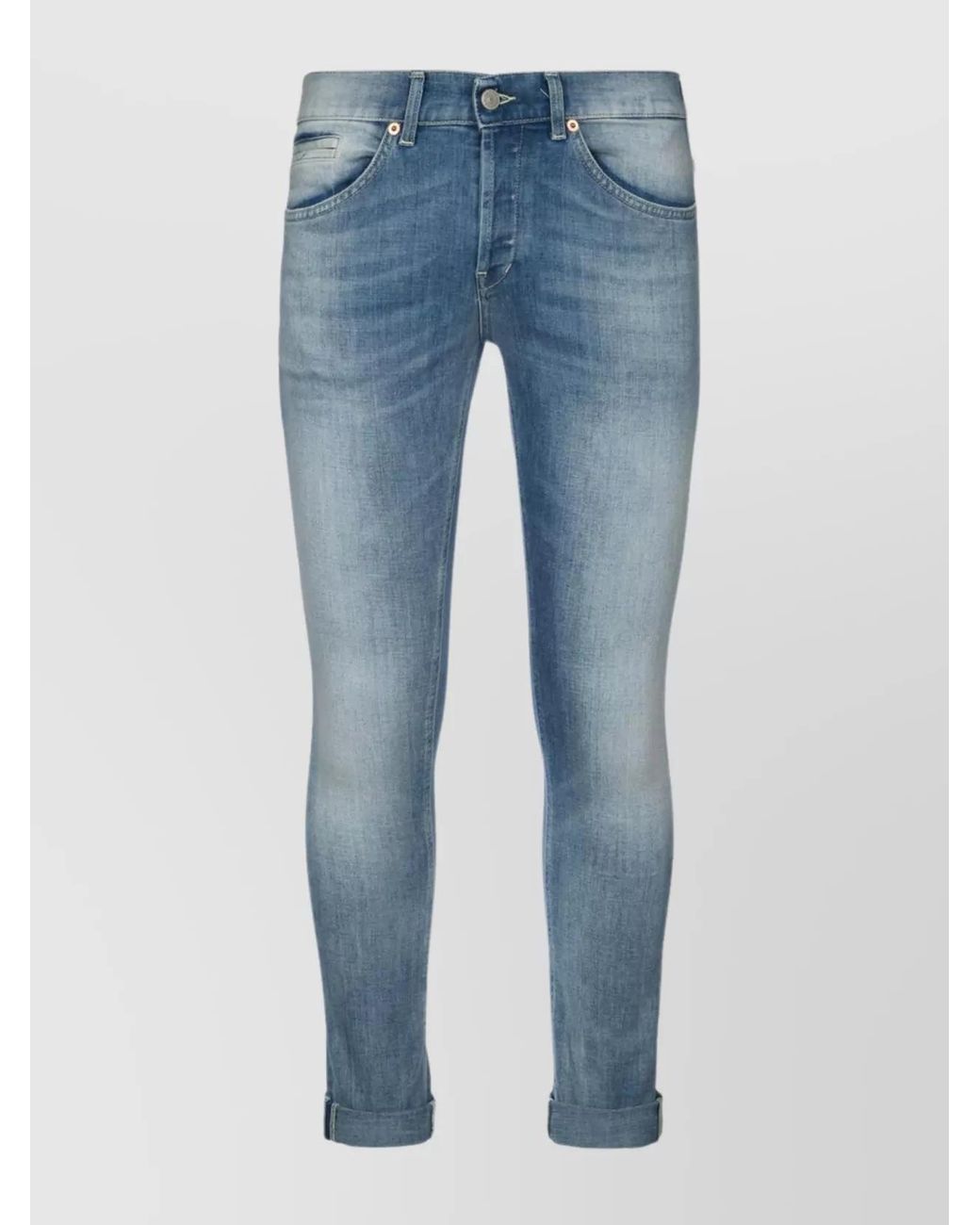 Dondup Blue Skinny Trousers for men