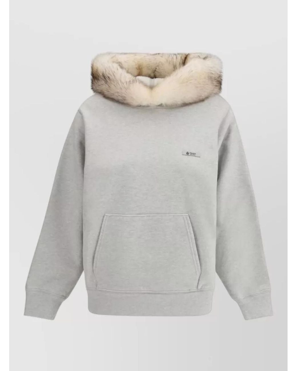 Prada Gray Cotton Sweatshirt