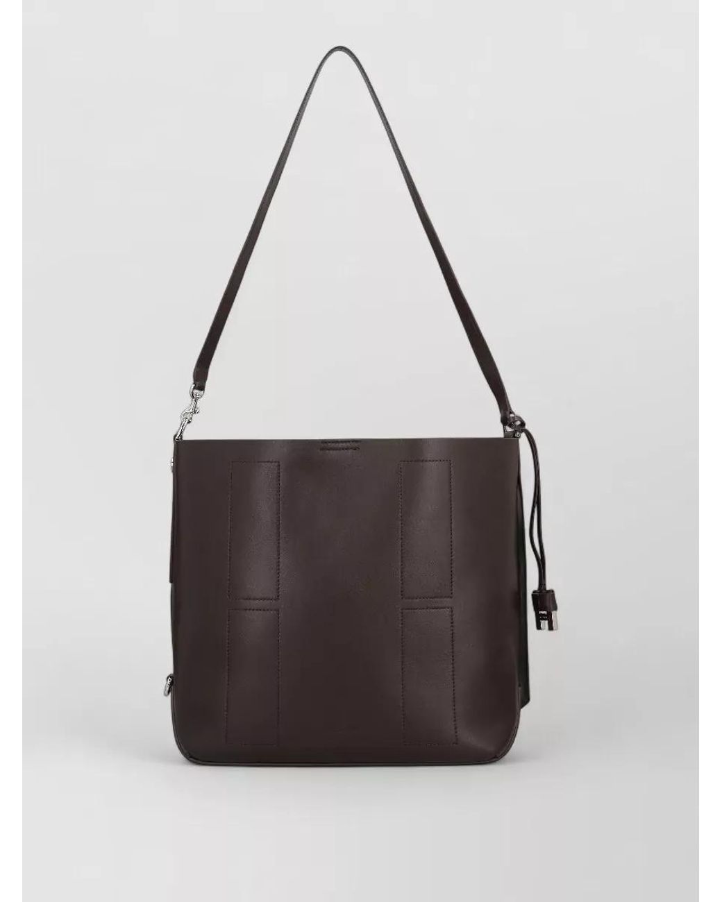 Hogan Multicolor H-Hobo Medium Leather Shoulder Bag