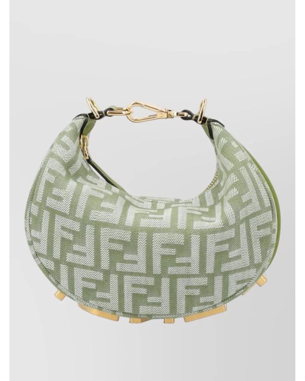 Fendi Metallic Mini Hobo Shoulder Bag