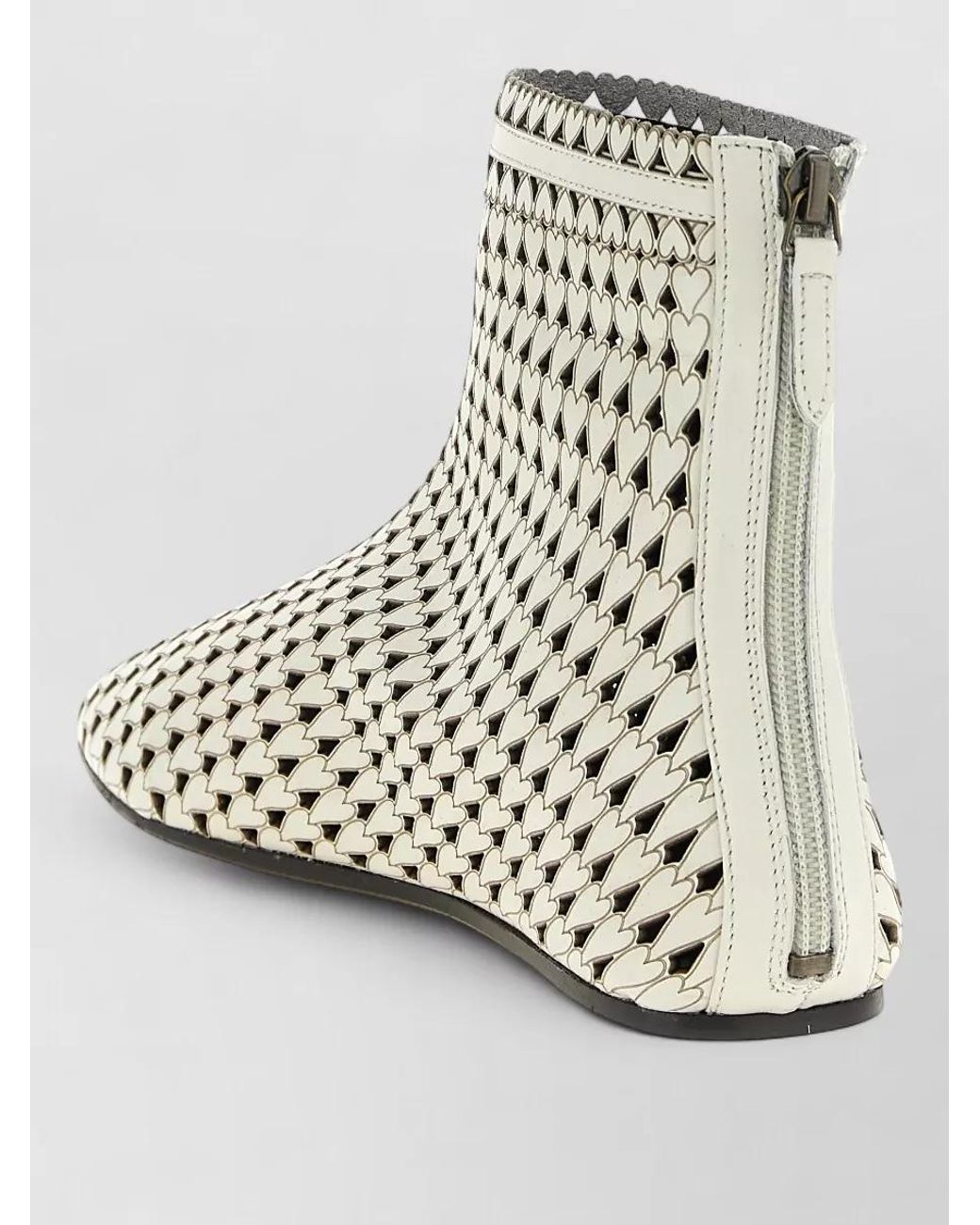 Isabel Marant Metallic Leather Ferix Ankle Boots