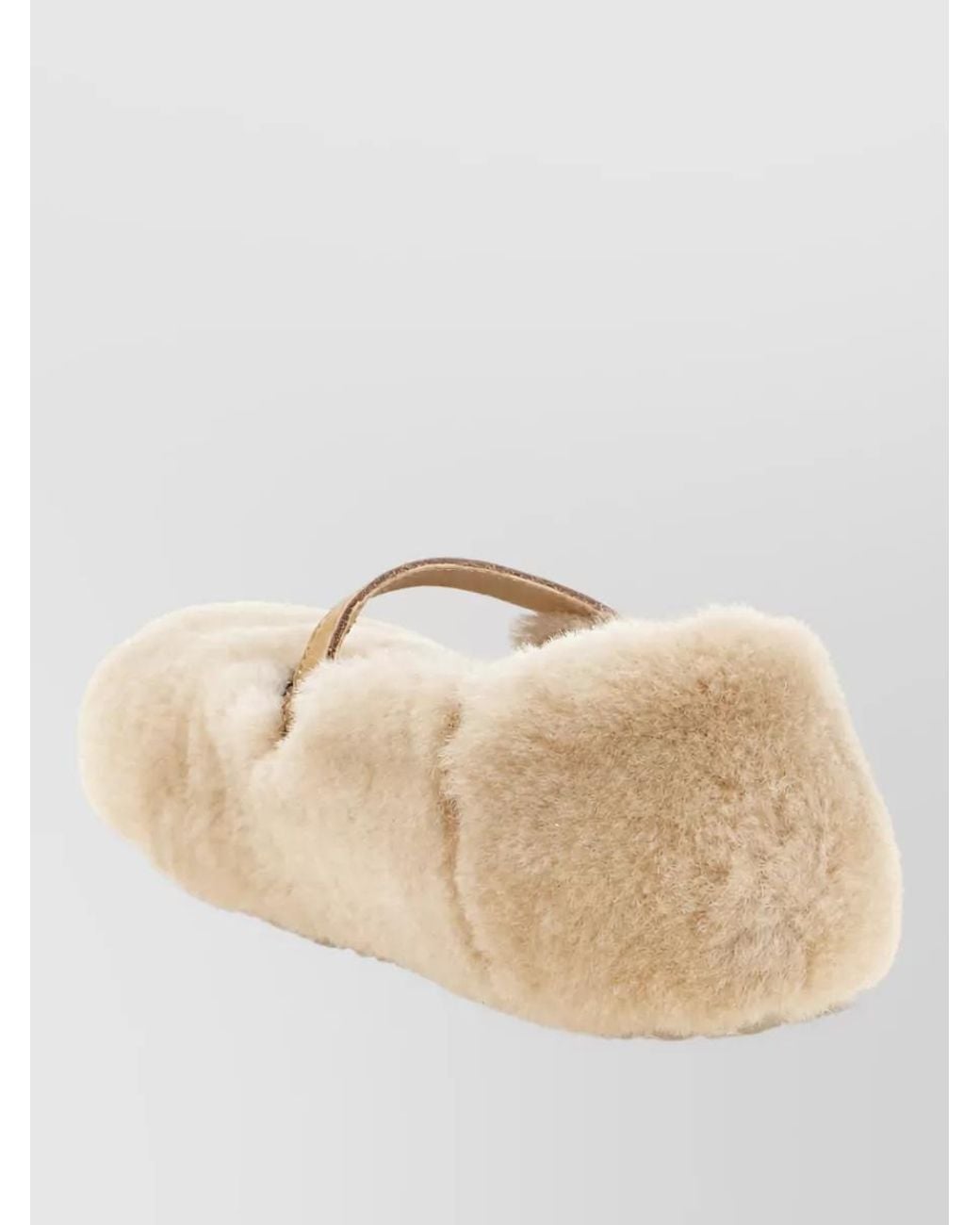 Birkenstock Natural Leather Santa Clarita Ballet Flats