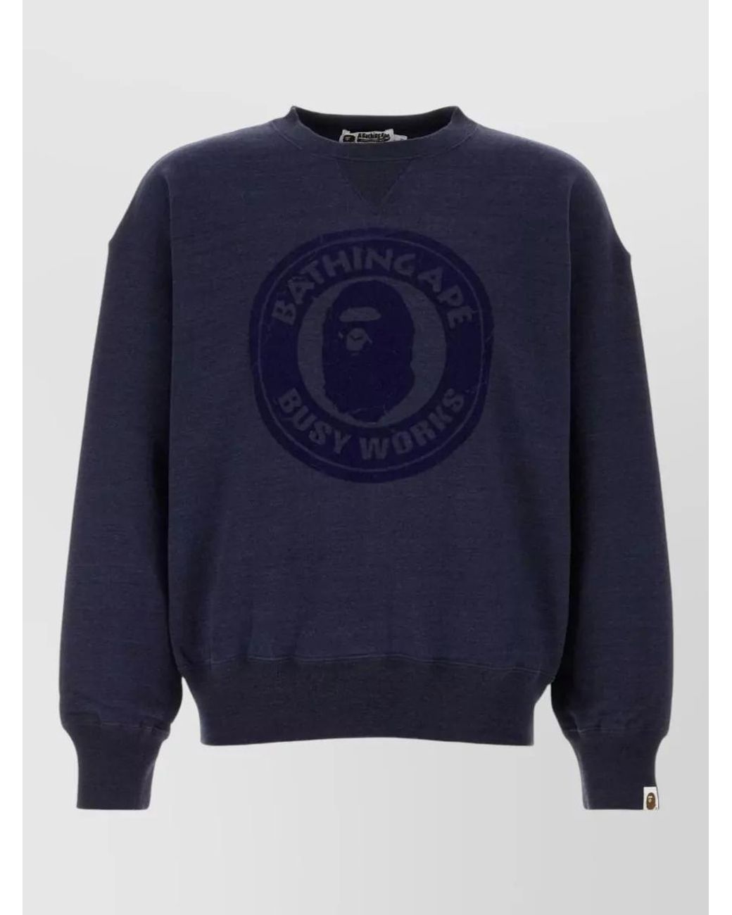 A Bathing Ape Blue Cotton Oversized T-Shirt for men