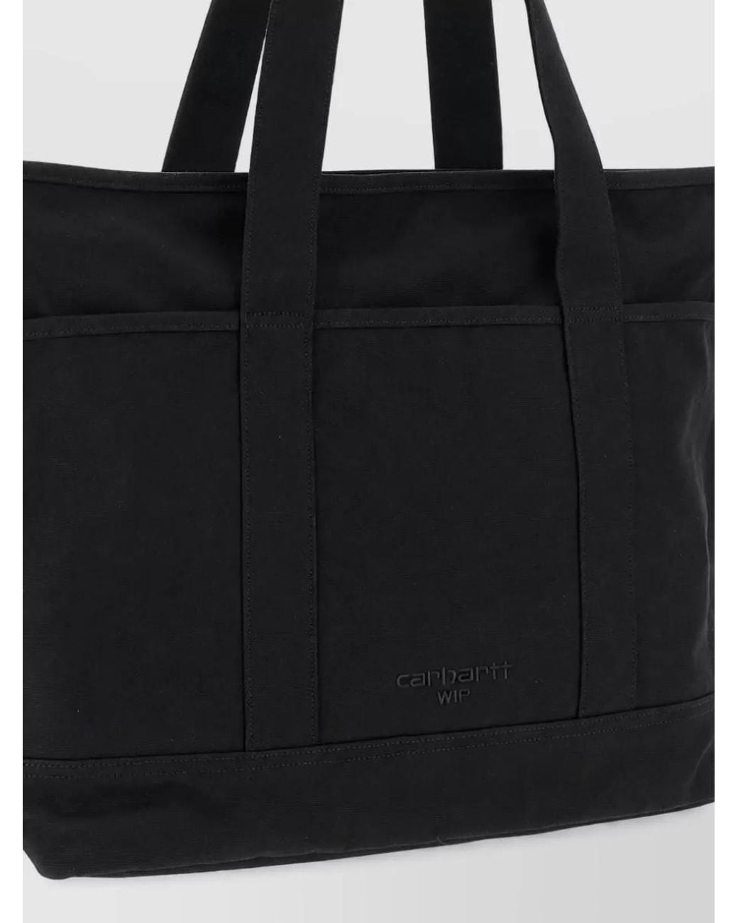 Carhartt Black Canvas Shopping Bag for men