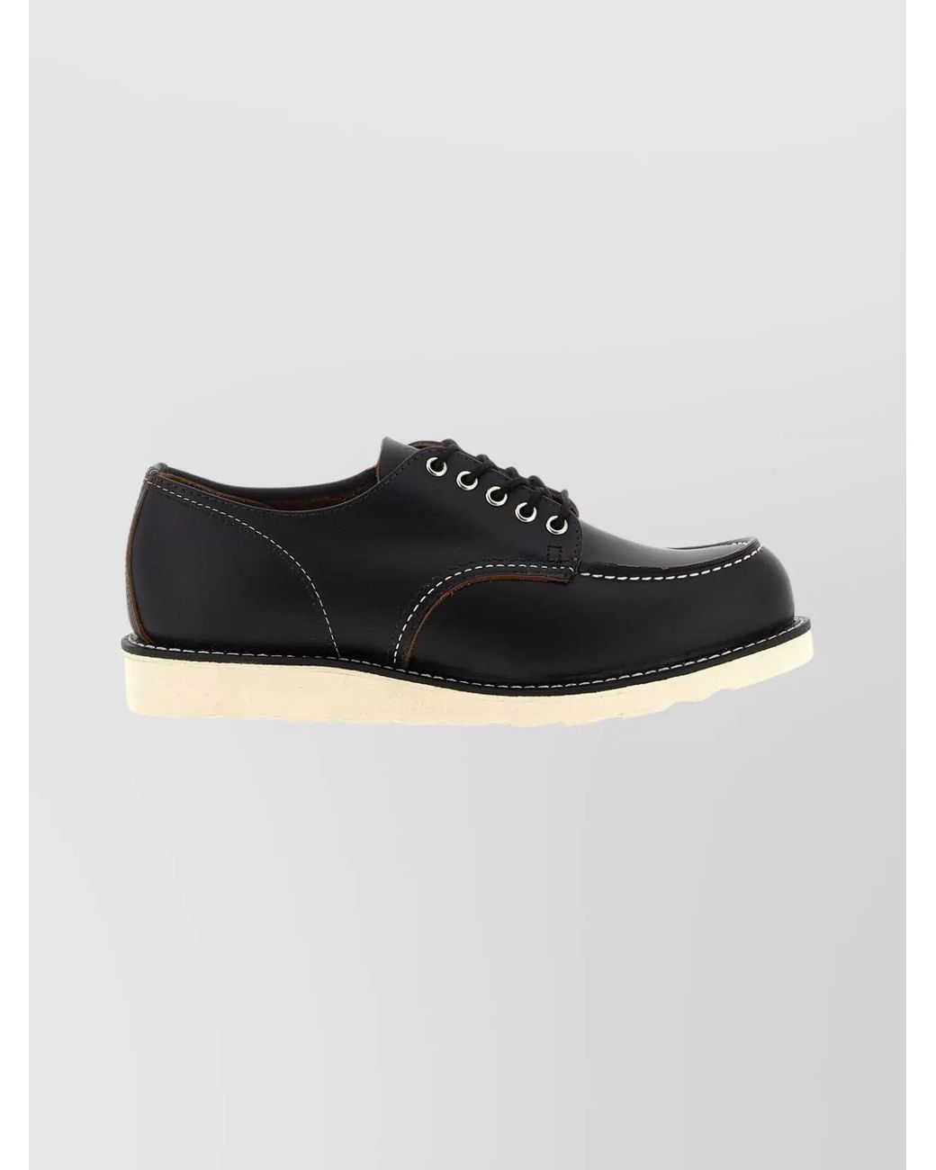 Red Wing Black Leather Lace-Up Shoes for men