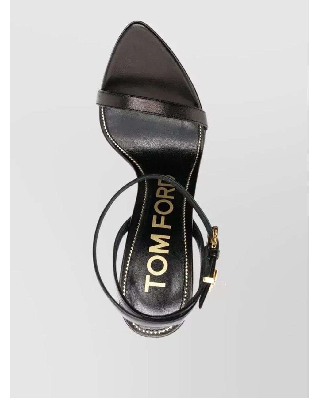Tom Ford White Leather Sandals