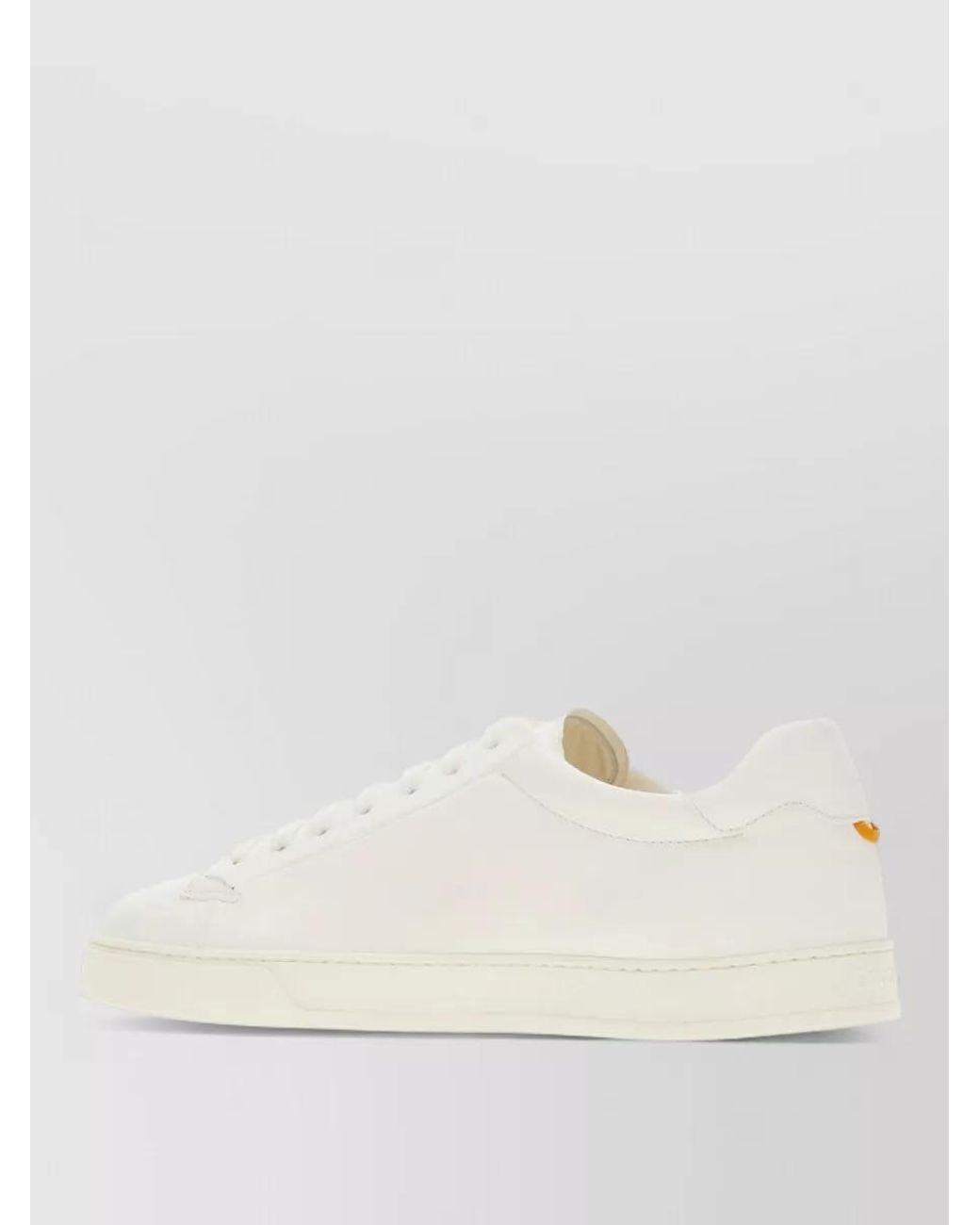Doucal's Natural Leather Low-Top Sneakers for men
