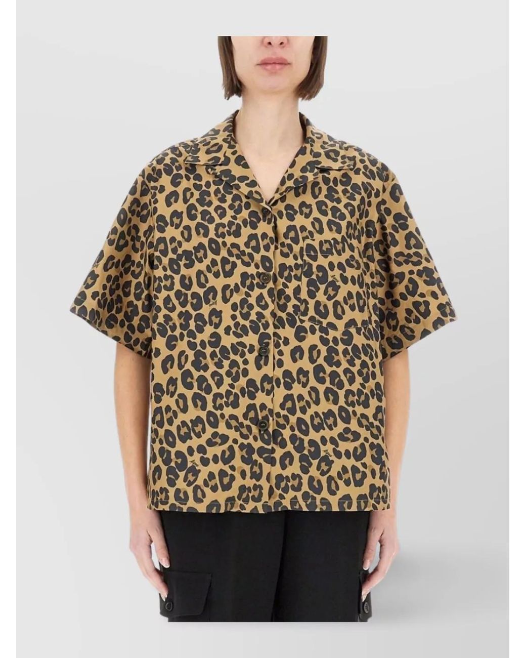 Aspesi Multicolor Animal Print Shirt