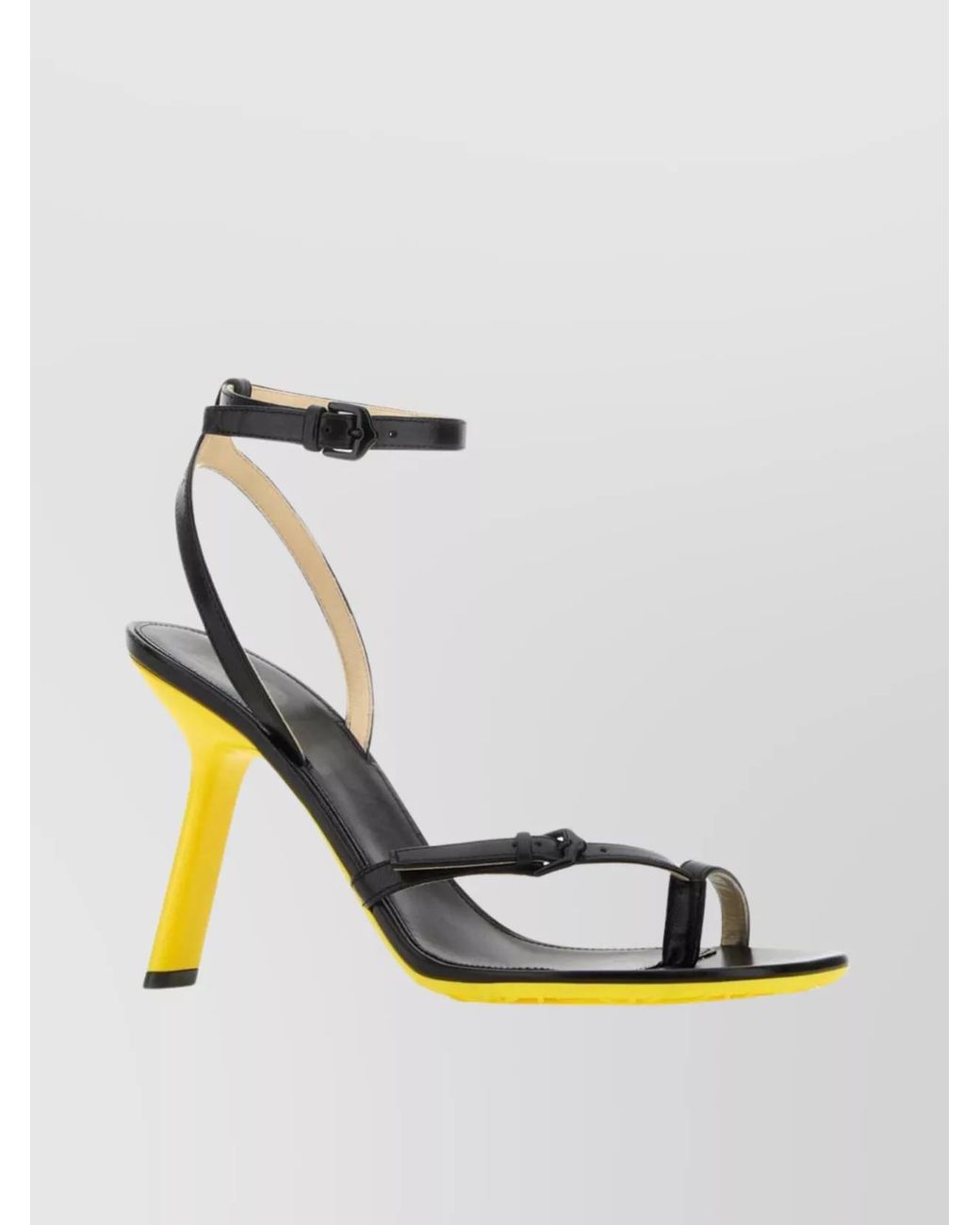 Loewe Black Leather Sandals