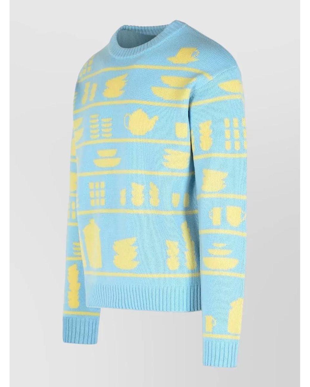 J.W. Anderson Blue Wool Jumper for men