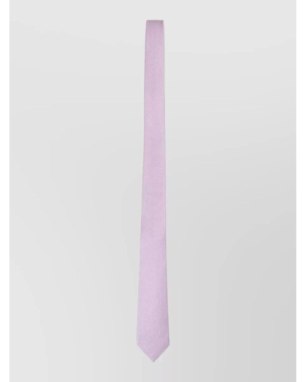 Tom Ford White Textured Silk Slim Tie for men
