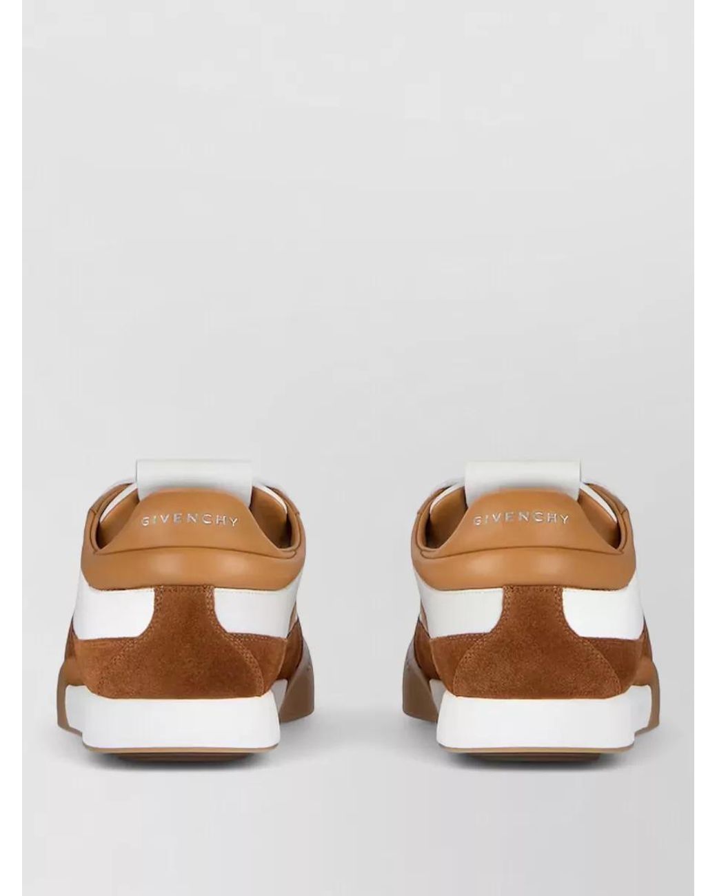 Givenchy Brown Leather Low-Top Sneakers for men