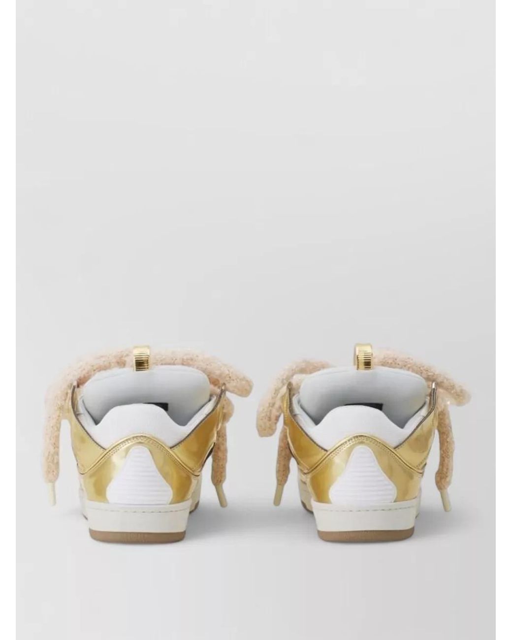 Lanvin Natural Leather Low Top Sneakers