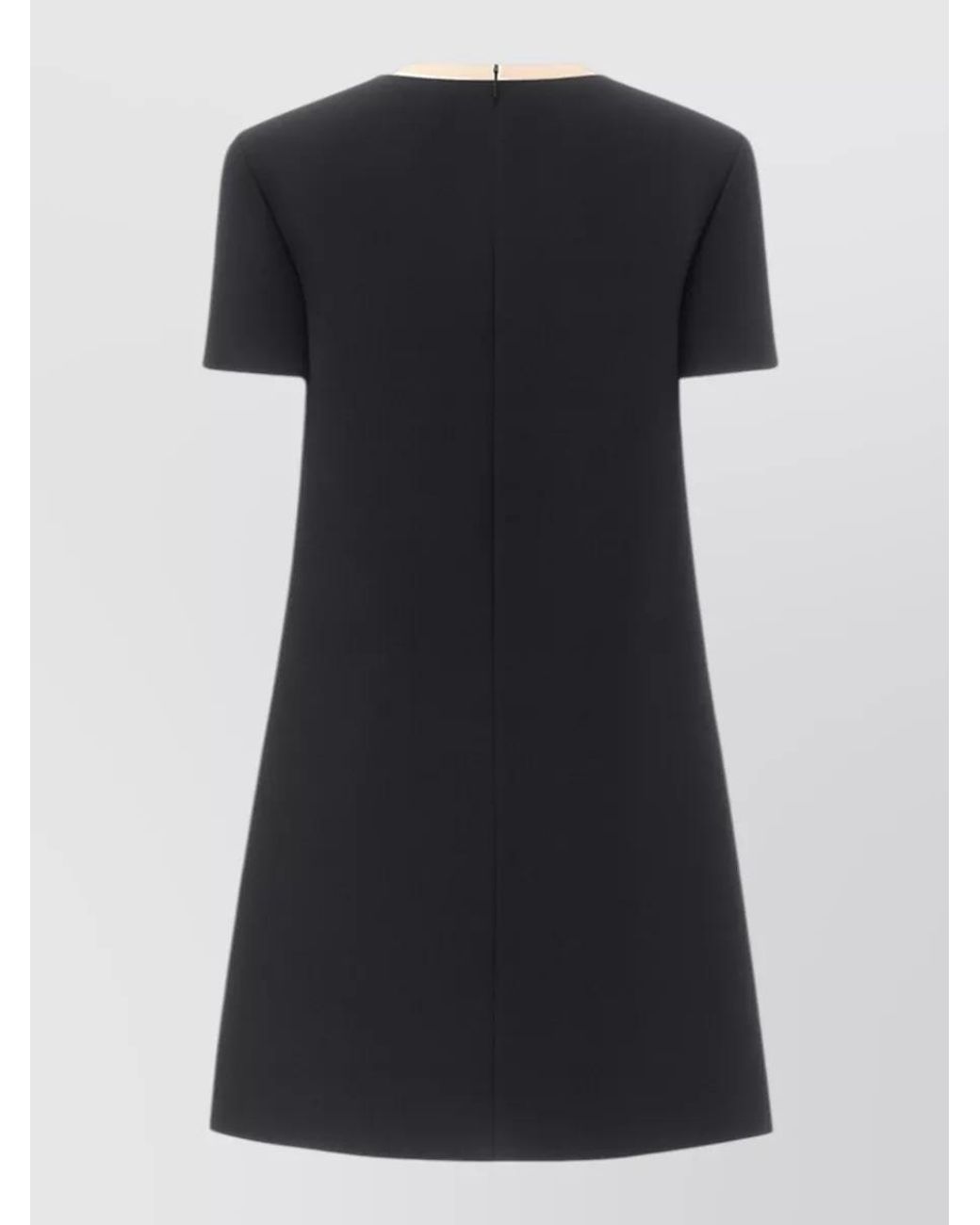 Valentino Blue Wool Silk Mini Dress
