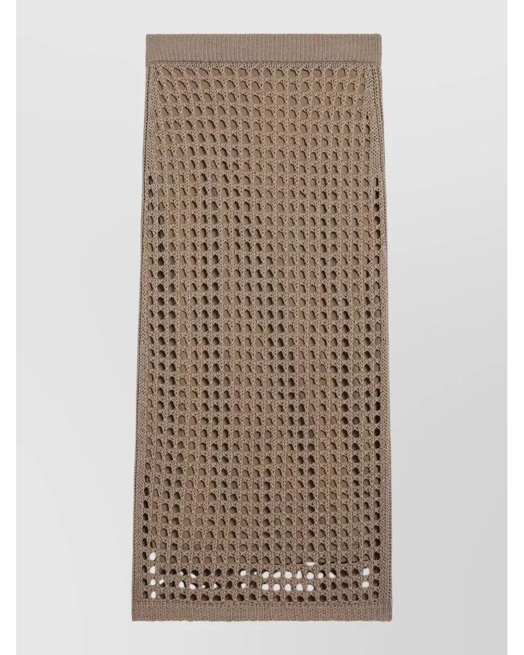 Max Mara Brown Straight Skirt