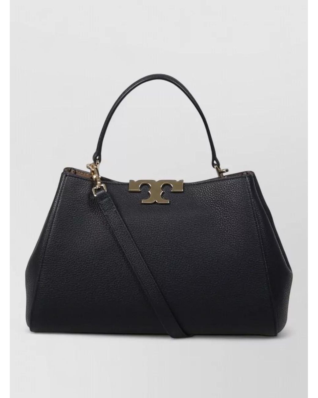 Tory Burch Black Eleanor Medium Leather Shoulder Bag
