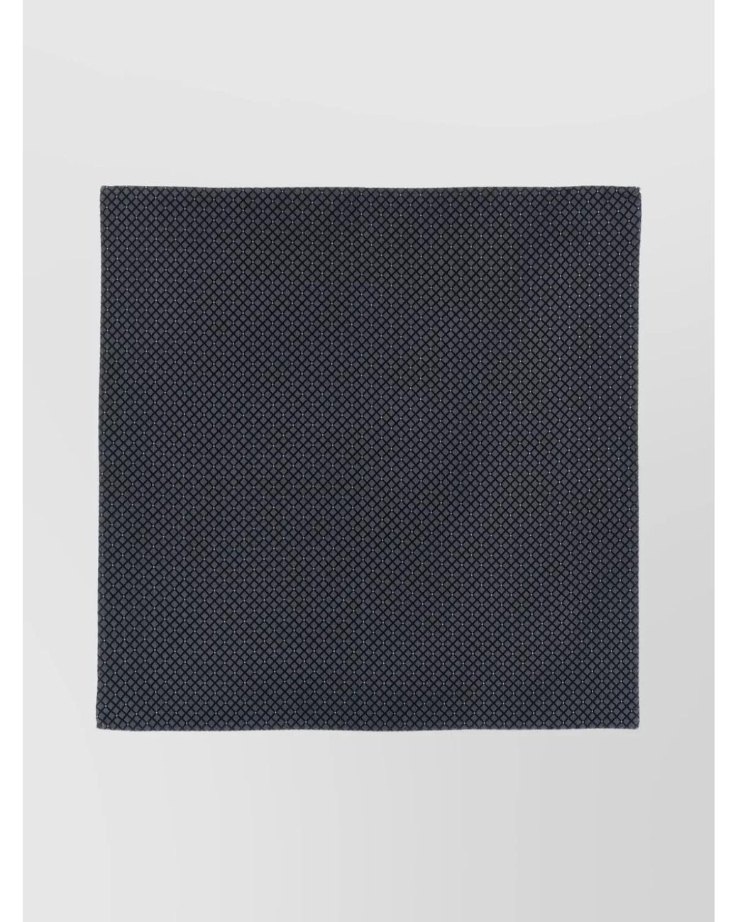 Pal Zileri Blue Geometric Design Square Pocket Clutch for men